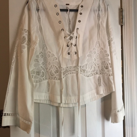 Gorgeous free people lace top - Picture 4 of 4